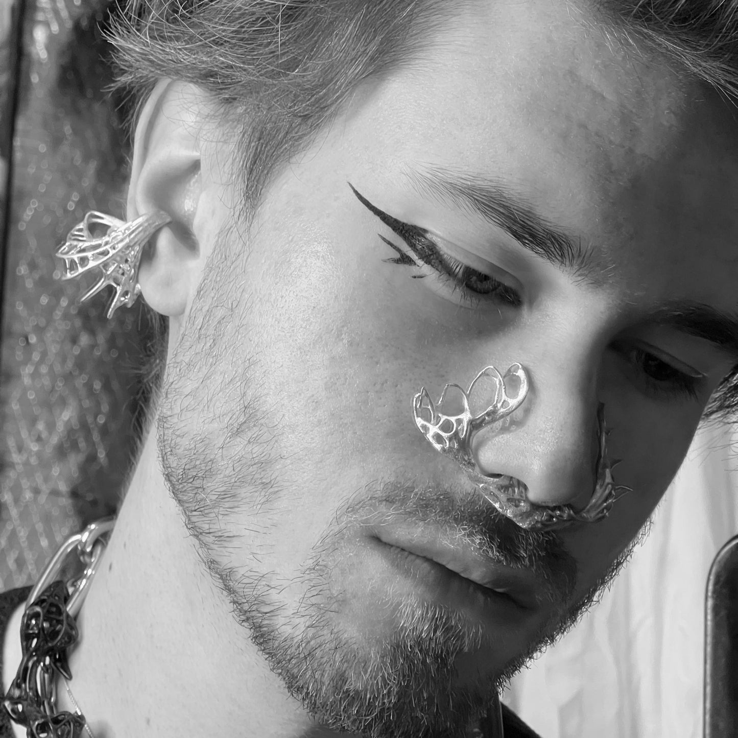 Organic Septum Cuff - BLACK RESIN