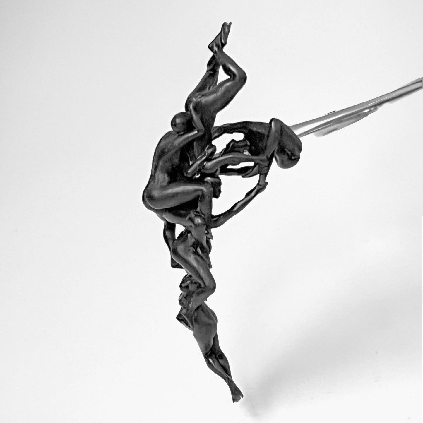 Writhing Ring - BLACK RESIN