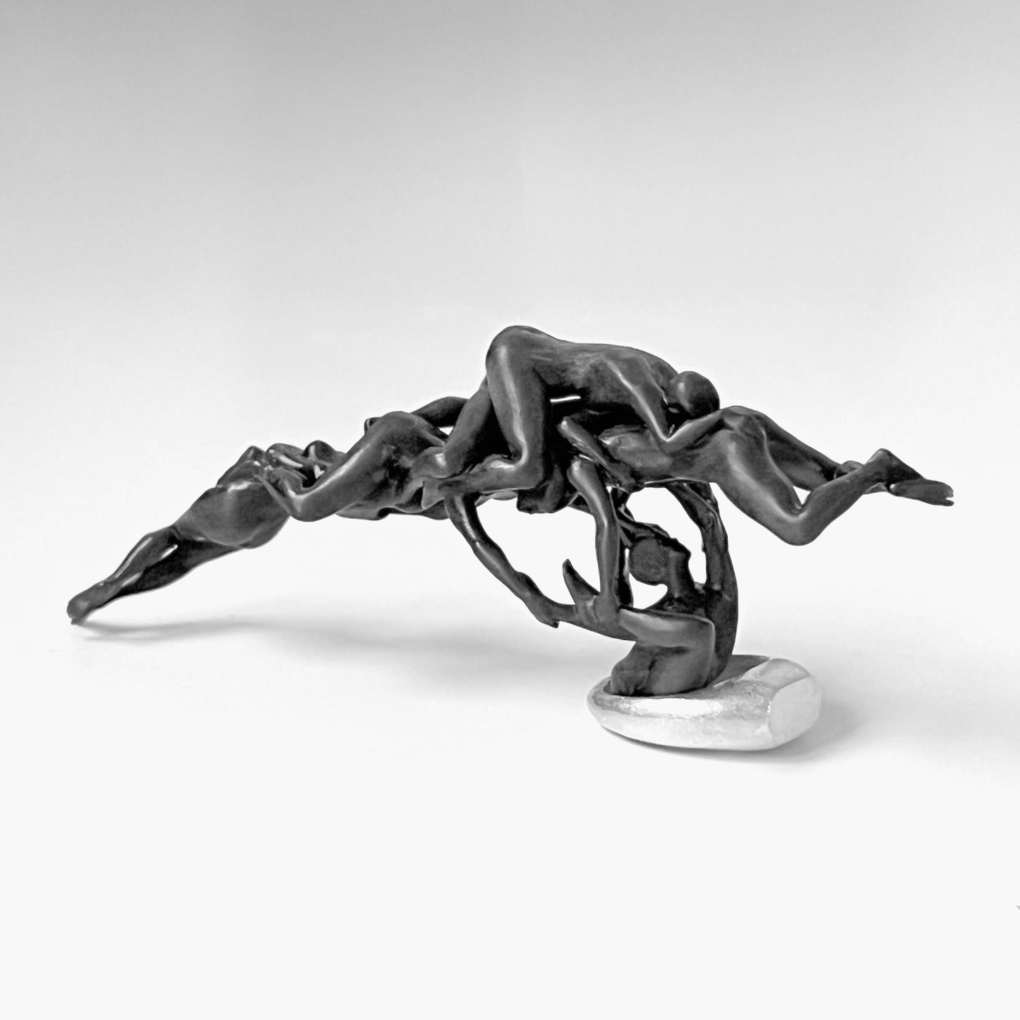 Writhing Ring - BLACK RESIN