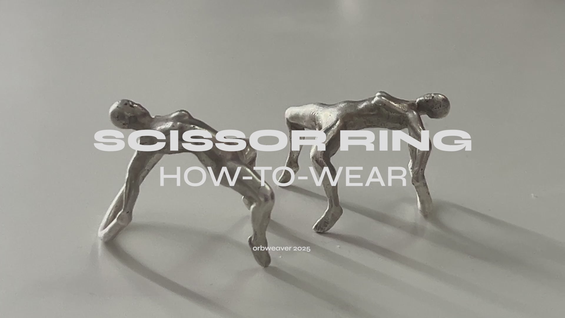 Scissor Ring by Orbweaver, instructional video showing how to wear the ring on your finger